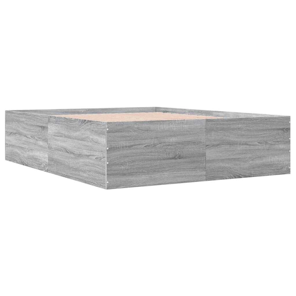 Giroletto Grigio Sonoma 160x200 cm in Legno Multistrato 3280914