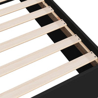 Giroletto Nero 135x190 cm in Legno Multistrato 3281036