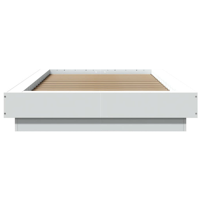 Giroletto con Luci LED Bianco 75x190 cm in Legno Multistrato 3281154