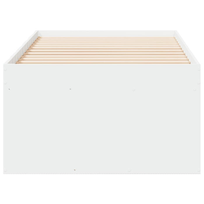 Divano Letto con Cassetti senza Materasso-Sofa Letto-Daybed Bianco 100x200 cm 741429