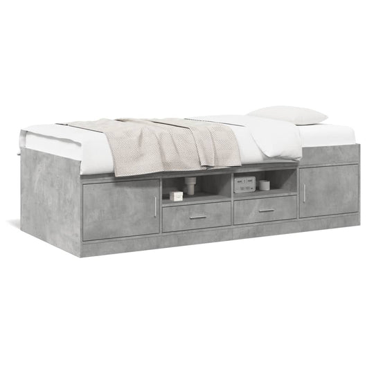 Divano Letto con Cassetti senza Materasso 90x190 cm 3280254