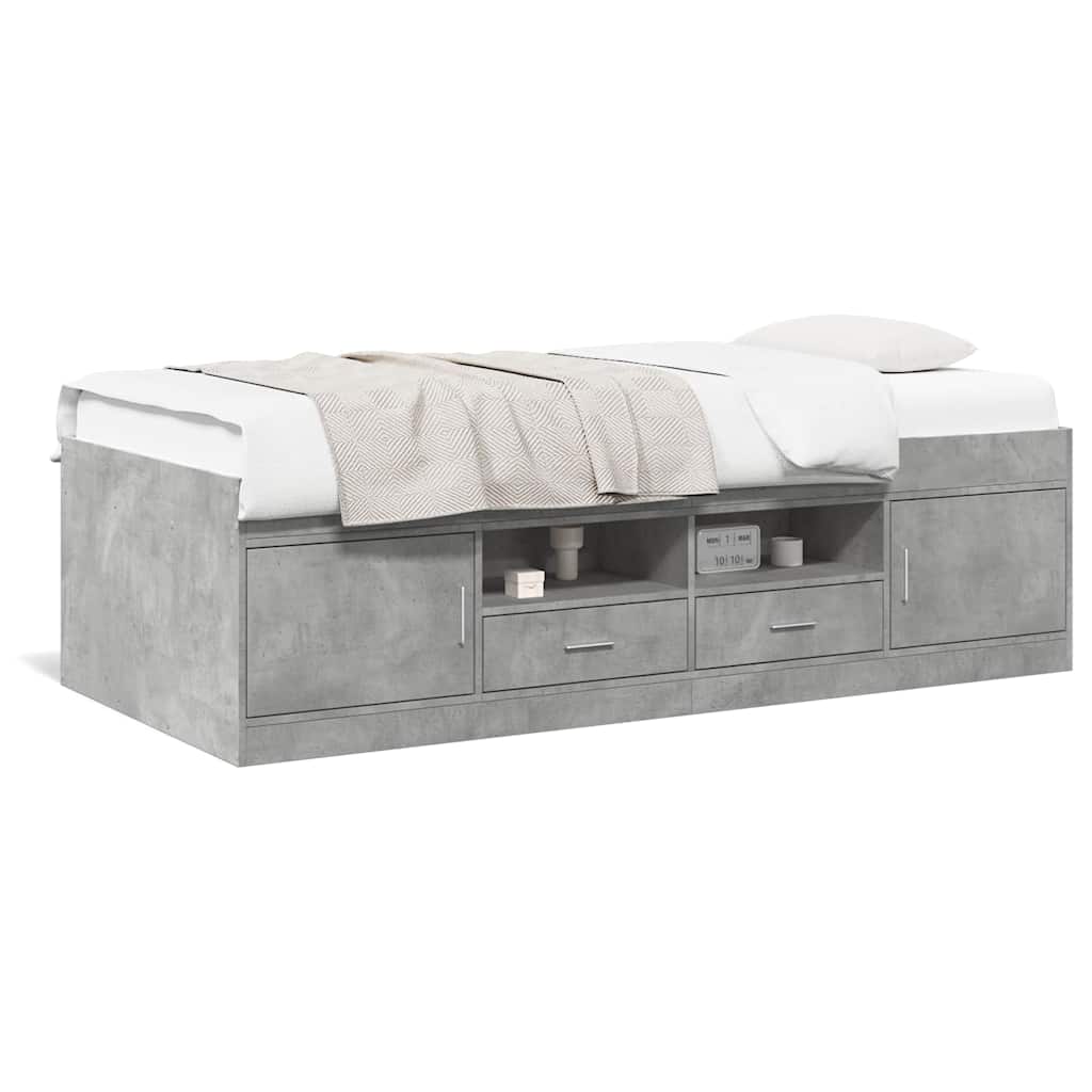 Divano Letto con Cassetti senza Materasso 75x190 cm 3280261