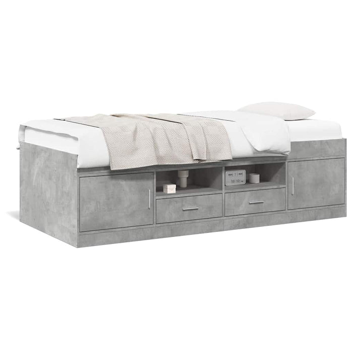 Divano Letto con Cassetti senza Materasso 75x190 cm 3280261