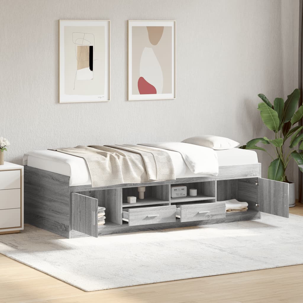 Divano Letto con Cassetti senza Materasso-Sofa Letto-Daybed 75x190 cm 611226
