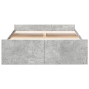 Giroletto Cassetti Grigio Cemento 120x200 cm Legno Multistrato 3280303