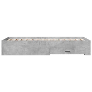 Giroletto Cassetti Grigio Cemento 90x190 cm Legno Multistrato 3280436