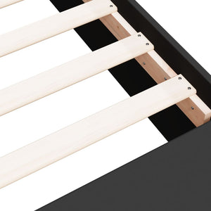 Giroletto Nero 150x200 cm in Legno Multistrato 3280560