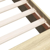 Giroletto-Struttura Letto Rovere Sonoma 120x200 cm in Legno Multistrato 635766