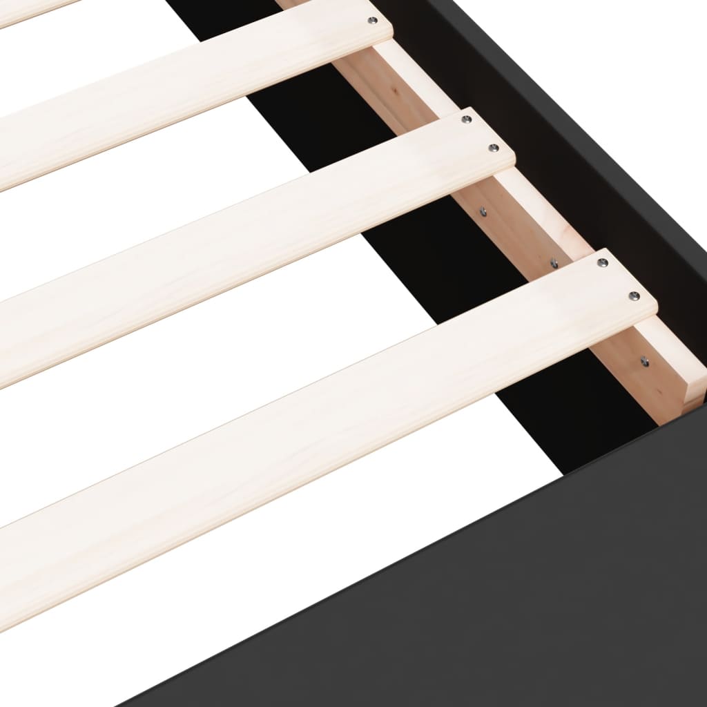 Giroletto Nero 135x190 cm in Legno Multistrato 3280588