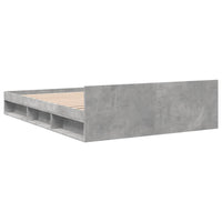 Giroletto Cassetti Grigio Cemento 160x200 cm Legno Multistrato 3280737