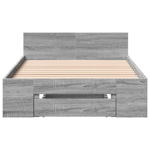 Giroletto Cassetto Grigio Sonoma 90x190 cm Legno Multistrato 3280788