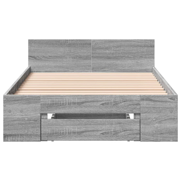 Giroletto Cassetto Grigio Sonoma 100x200 cm Legno Multistrato 3280795