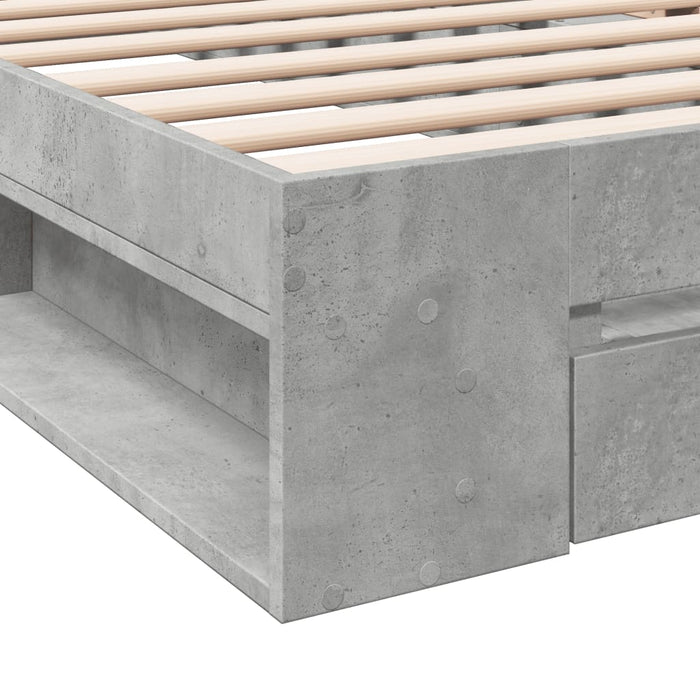 Giroletto Cassetto Grigio Cemento 75x190 cm Legno Multistrato 3280807