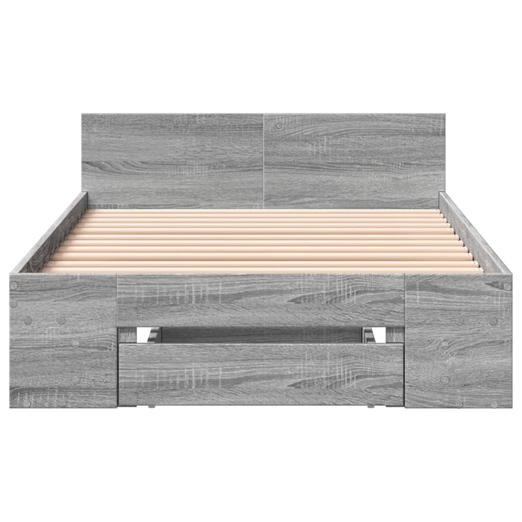 Giroletto Cassetto Grigio Sonoma 75x190 cm Legno Multistrato 3280809
