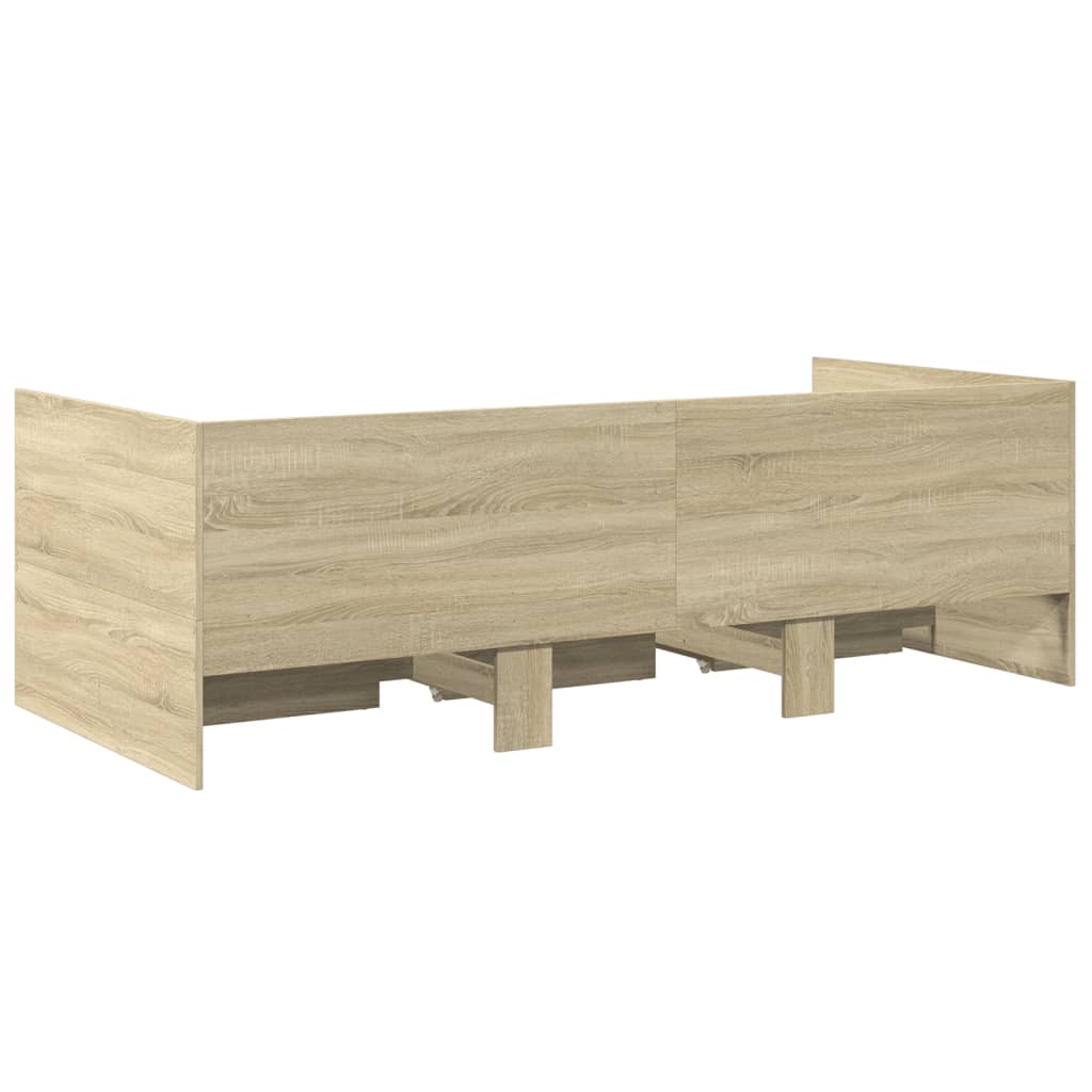 Divano Letto con Cassetti senza Materasso-Sofa Letto-Daybed 100x200 cm 110591