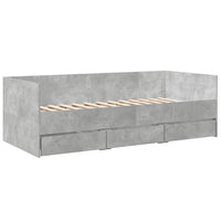 Divano Letto con Cassetti senza Materasso-Sofa Letto-Daybed 100x200 cm 780547