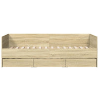 Divano Letto con Cassetti senza Materasso 90x200 cm 3280820