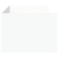 Divano Letto con Cassetti senza Materasso Bianco 90x190 cm 3280825