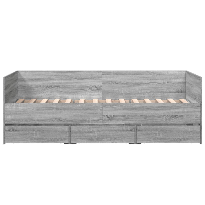 Divano Letto con Cassetti senza Materasso 90x190 cm 3280830