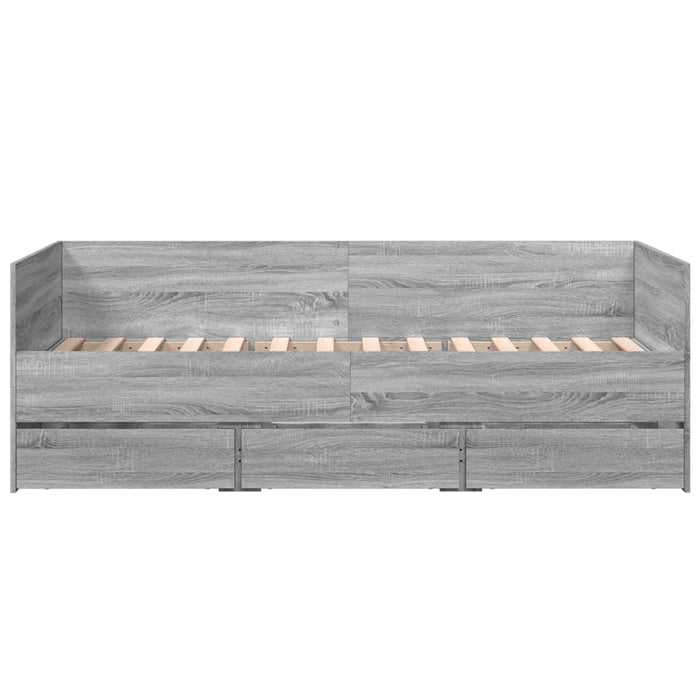 Divano Letto con Cassetti senza Materasso 75x190 cm 3280837