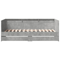 Divano Letto con Cassetti senza Materasso 100x200 cm 3280842