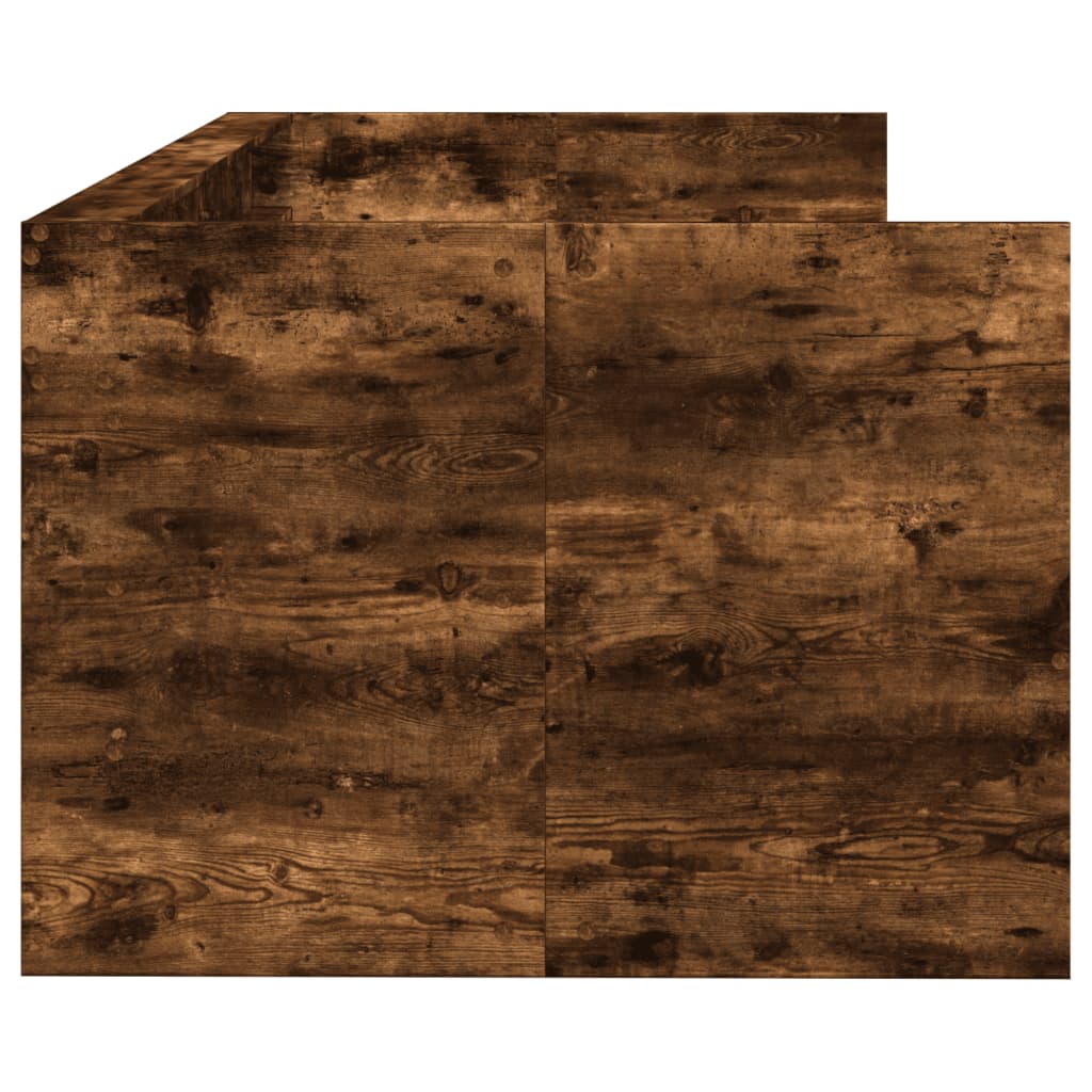 Divano Letto con Cassetti senza Materasso-Sofa Letto-Daybed Rovere Fumo 100x200cm 133766