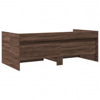 Divano Letto con Cassetti senza Materasso 100x200 cm