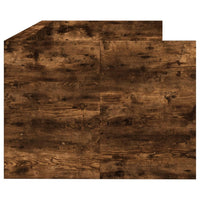 Divano Letto con Cassetti senza Materasso Rovere Fumo 90x200 cm 3280850