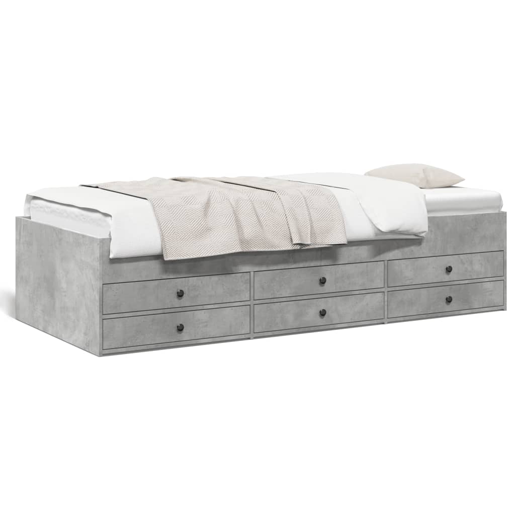 Divano Letto con Cassetti senza Materasso 90x190 cm 3280884