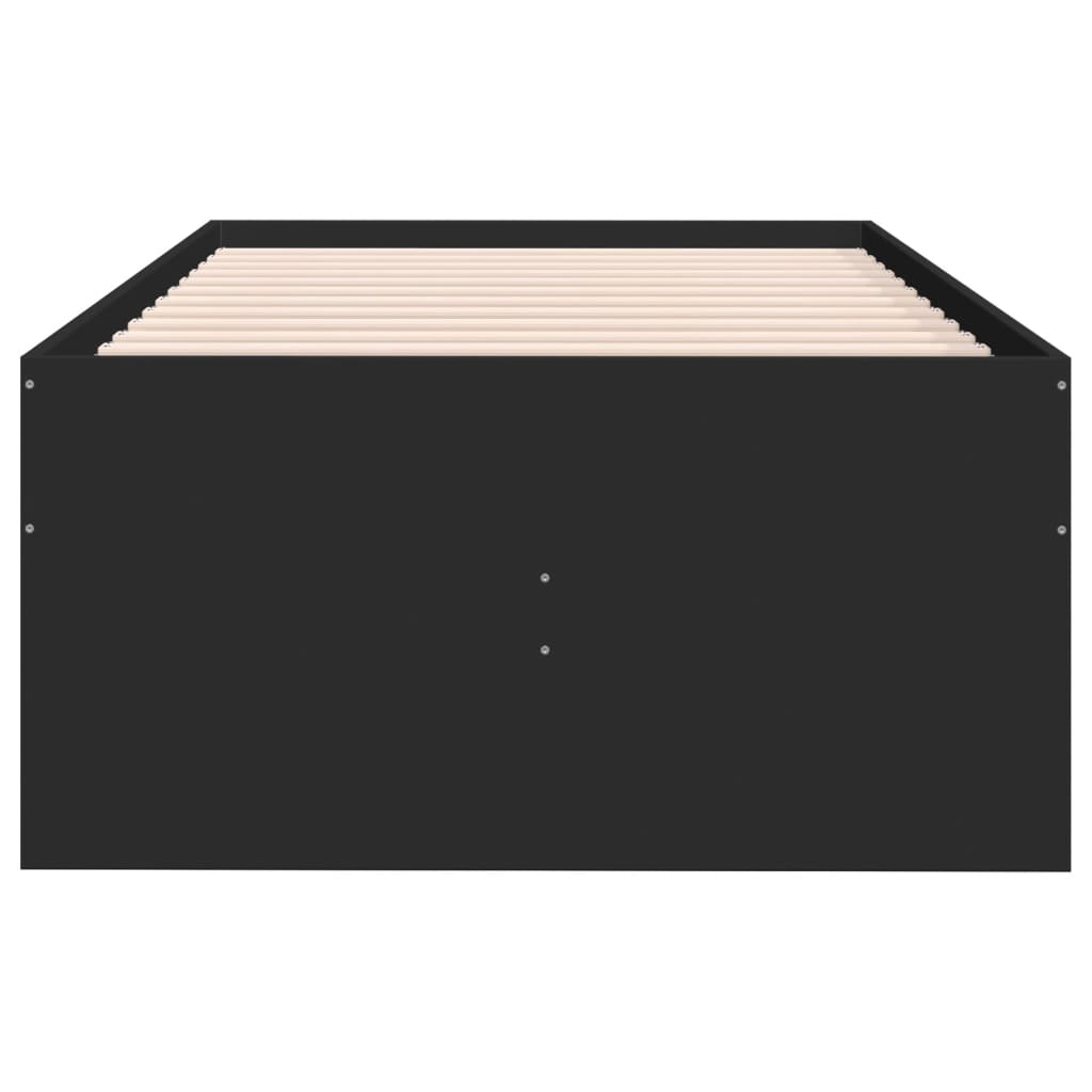 Divano Letto con Cassetti senza Materasso-Sofa Letto-Daybed Nero 75x190 cm 730244