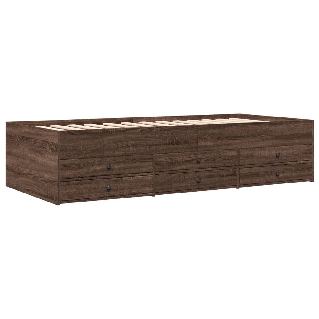 Divano Letto con Cassetti senza Materasso-Sofa Letto-Daybed 75x190 cm 510282