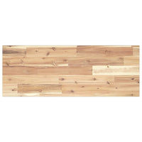 Mensole da Parete 4 pz 100x30x2 cm Legno Acacia Non Trattato 3279378