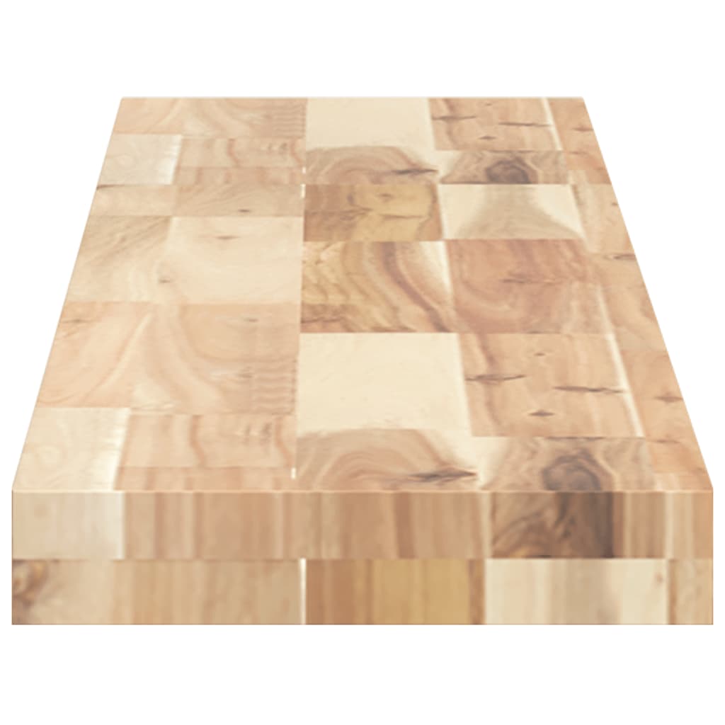 Mensole da Parete 3 pz 120x20x4 cm Legno Acacia Non Trattato 3279433