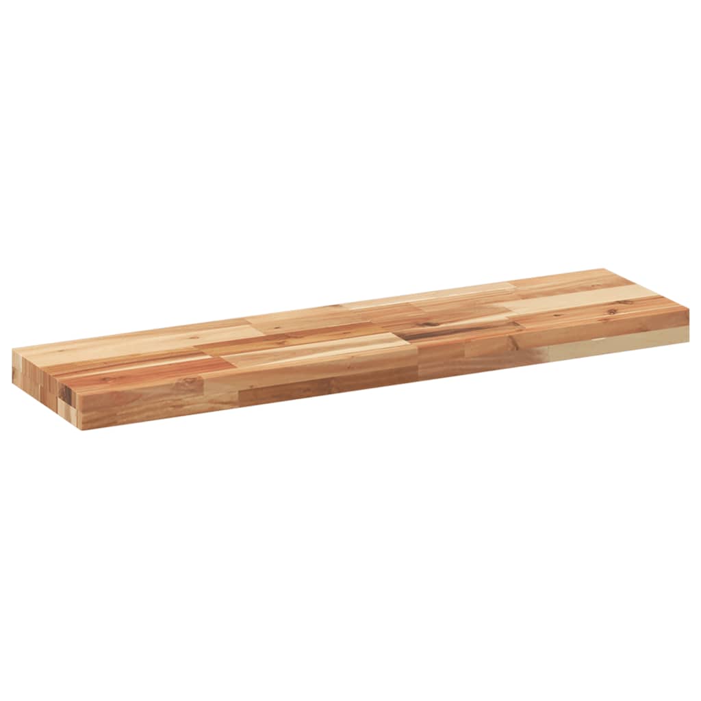 Ripiano a Parete 100x20x4cm Legno Massello Acacia Rifinito Olio 3279587