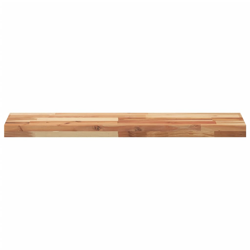 Ripiano a Parete 100x20x4cm Legno Massello Acacia Rifinito Olio 3279587
