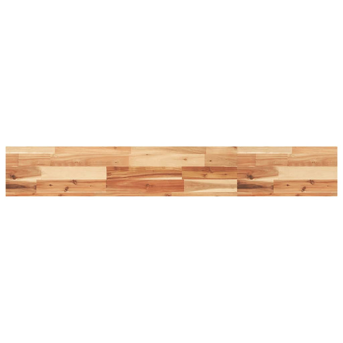 Ripiano a Parete 120x20x4cm Legno Massello Acacia Rifinito Olio 3279591