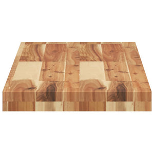 Mensole da Parete 2 pz 80x30x4 cm Legno Acacia Rifinito a Olio 3279612