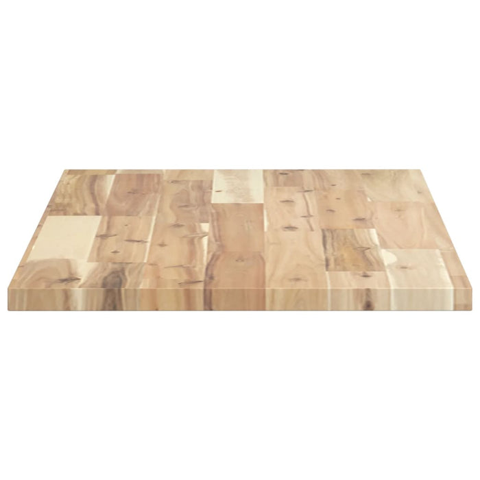 vidaXL Piano da Bagno Non Trattato 60x40x2 cm Legno Massello di Acacia