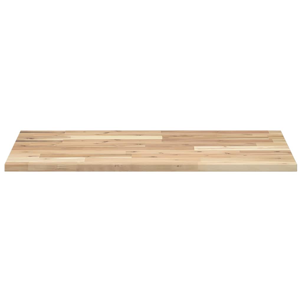 vidaXL Piano Scrivania Non Trattato 80x50x2cm Legno Massello di Acacia