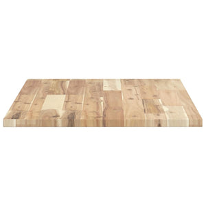 vidaXL Piano Scrivania Non Trattato 80x50x2cm Legno Massello di Acacia