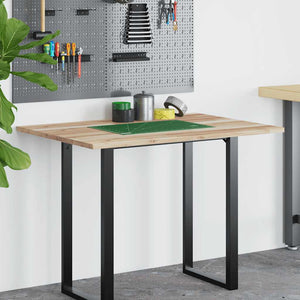 vidaXL Piano Scrivania Non Trattato 100x70x2cm Legno Massello Acacia