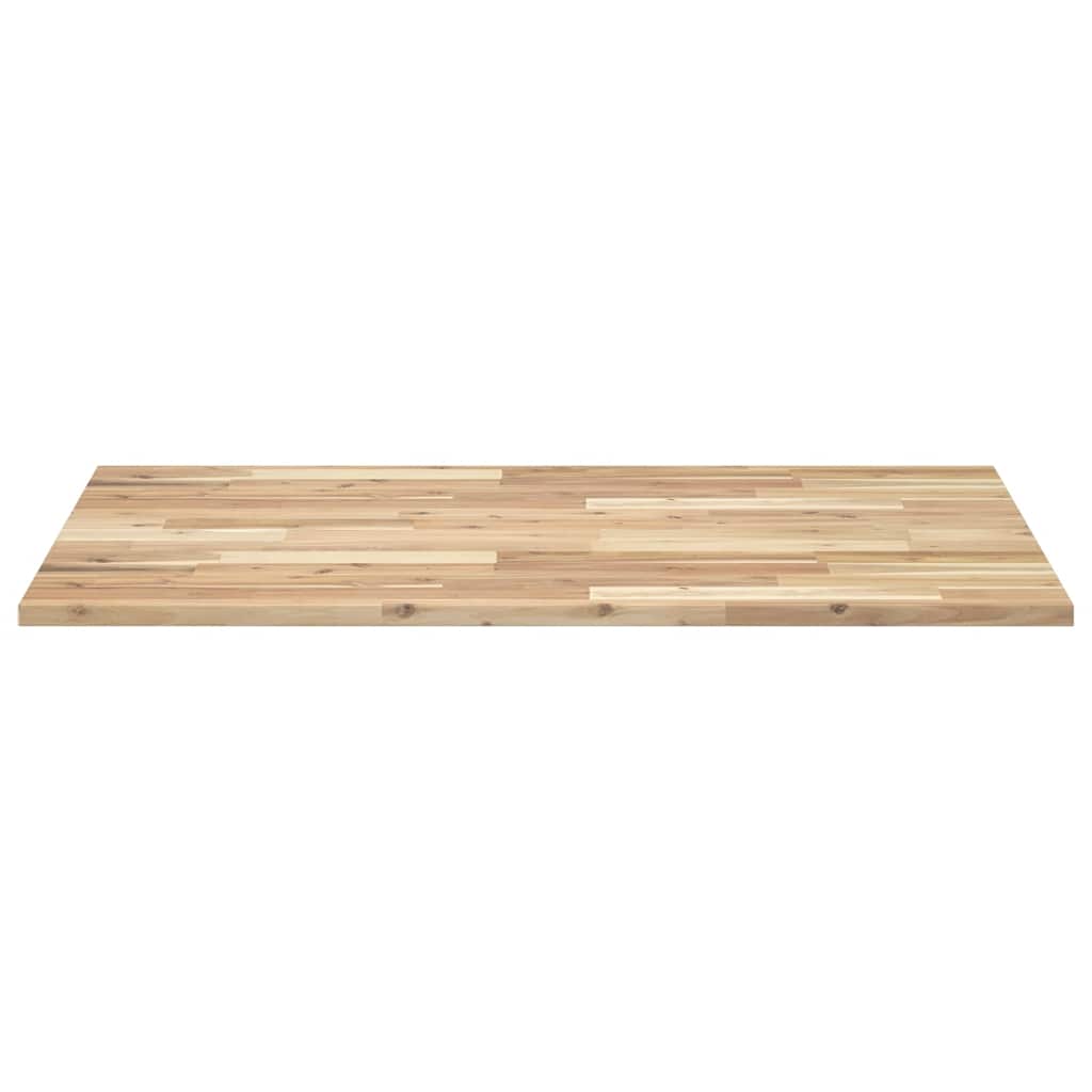 vidaXL Piano Scrivania Non Trattato 120x70x2cm Legno Massello Acacia