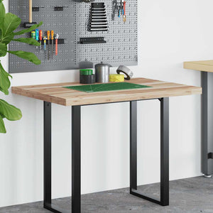 vidaXL Piano Scrivania Non Trattato 100x80x4cm Legno Massello Acacia