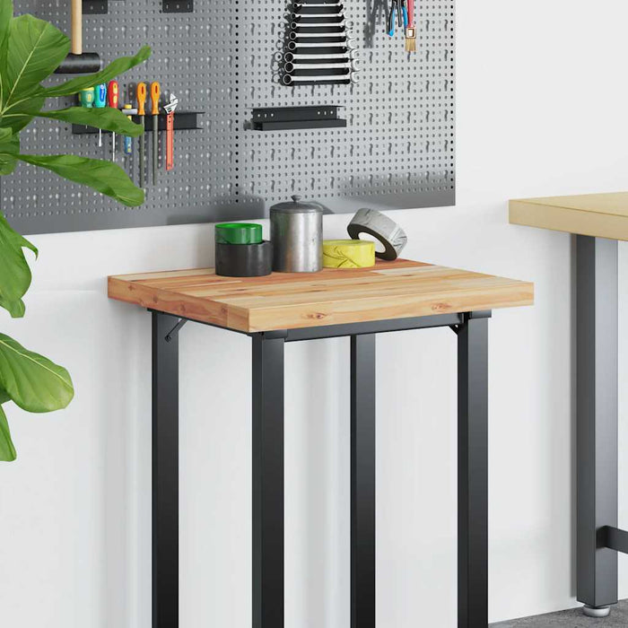 Piano Scrivania a Olio 100x50x4 cm Legno Massello Acacia 3279763