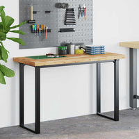 Piano Scrivania a Olio 120x50x4 cm Legno Massello Acacia 3279764