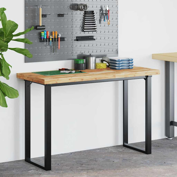 Piano Scrivania a Olio 120x50x4 cm Legno Massello Acacia 3279764