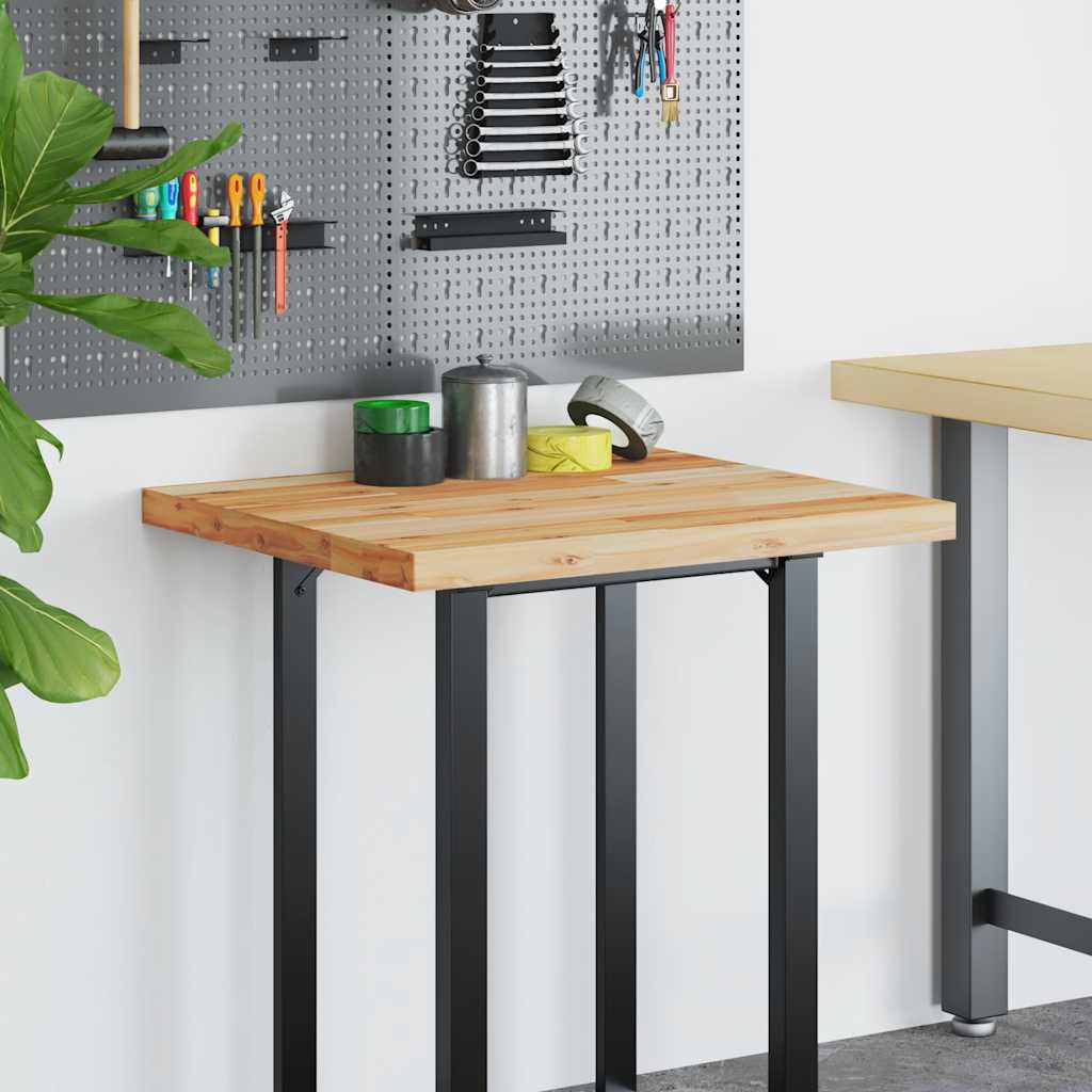 Piano Scrivania a Olio 100x60x4 cm Legno Massello Acacia 3279768