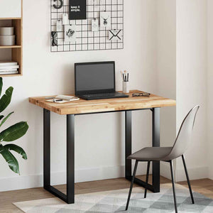 Piano Scrivania a Olio 80x70x4 cm Legno Massello di Acacia 3279771