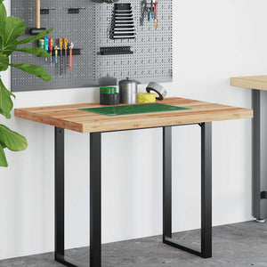 vidaXL Piano Scrivania a Olio 80x70x4 cm Legno Massello di Acacia