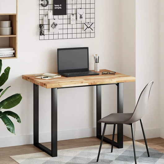 Piano Scrivania a Olio 100x70x4 cm Legno Massello Acacia 3279772